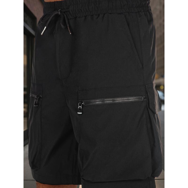 Pánské látkové kraťasy bojové černé