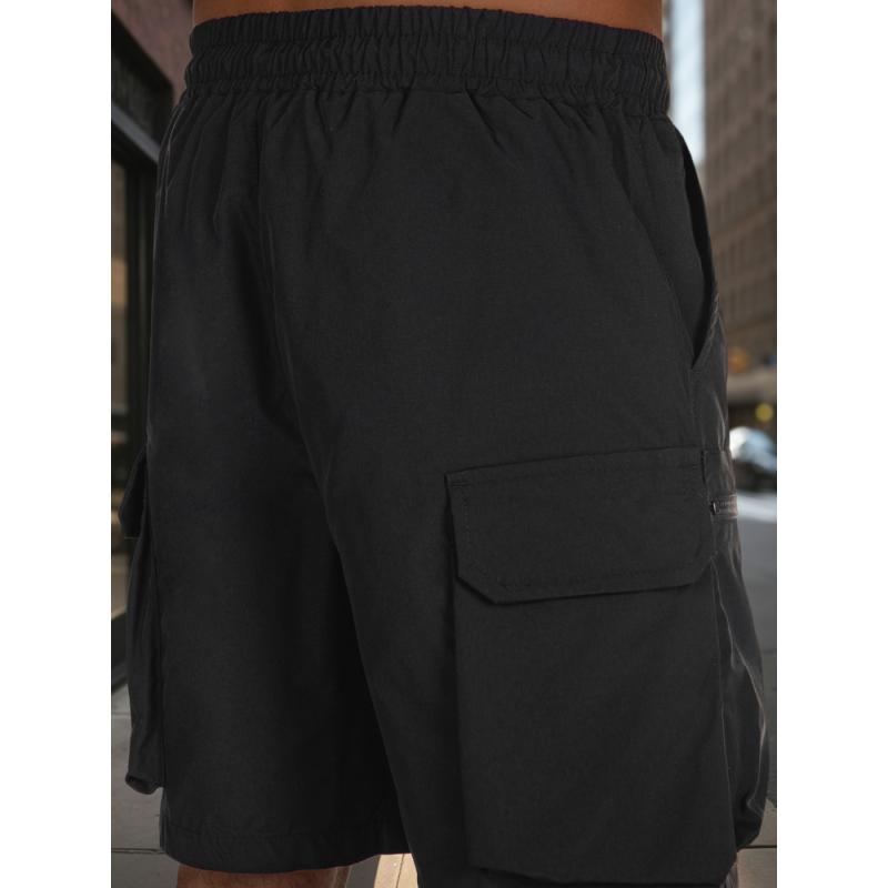 Pánské látkové kraťasy bojové černé