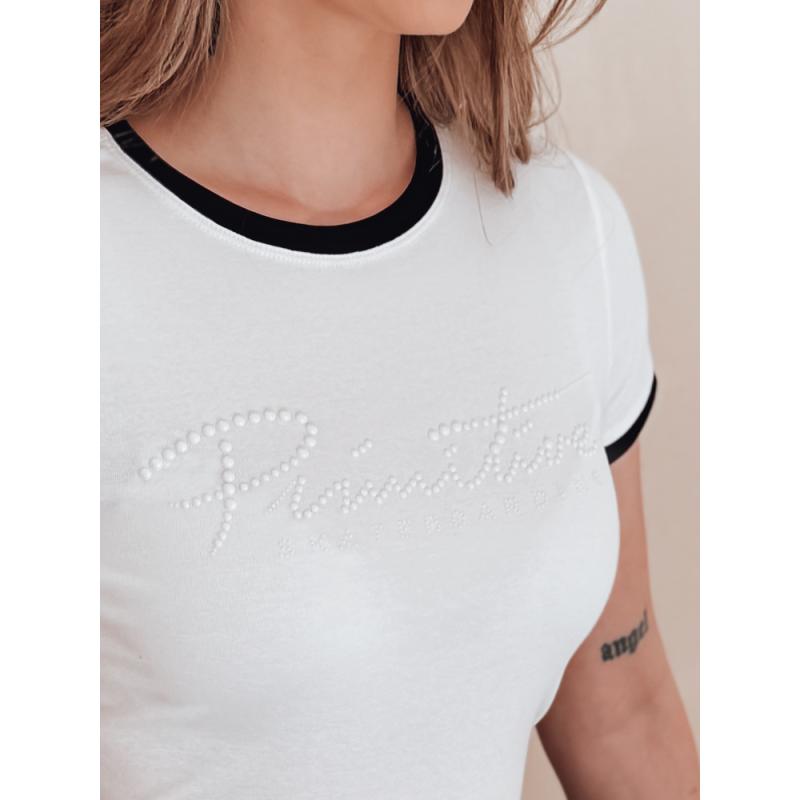 Dámské tričko s nápisem LUMINASI bílé