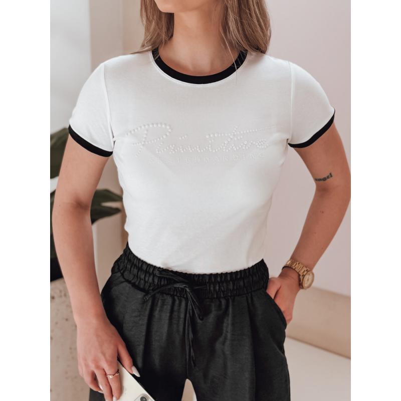 Dámské tričko s nápisem LUMINASI bílé