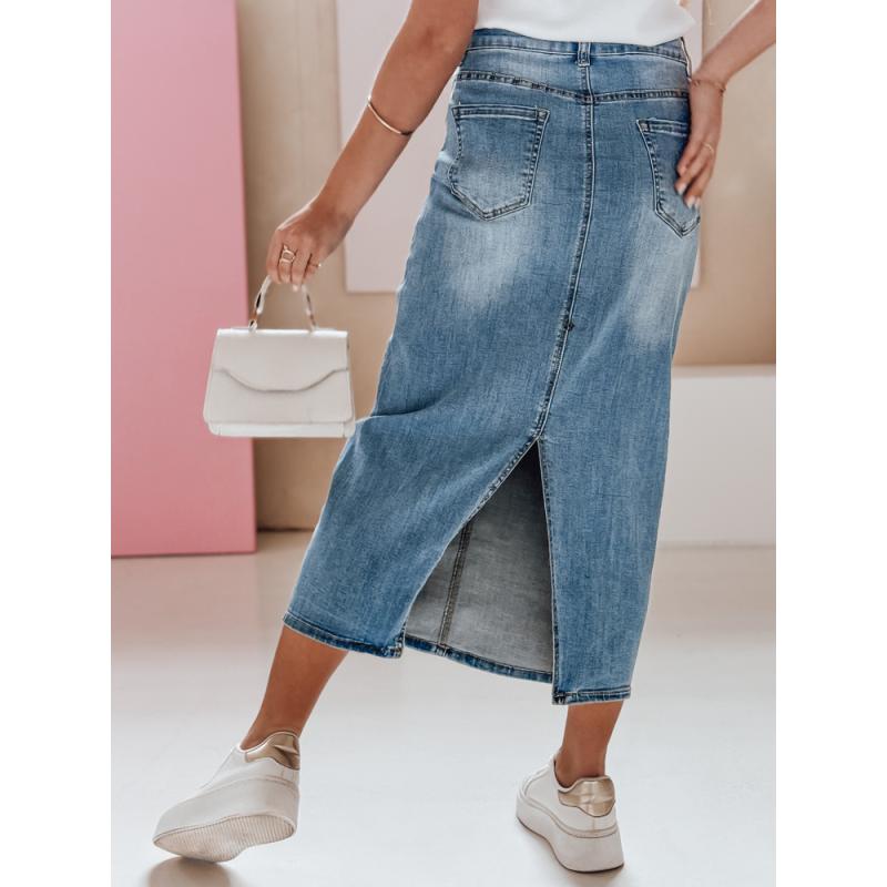 Džínová sukně maxi MAXI LONG modrá