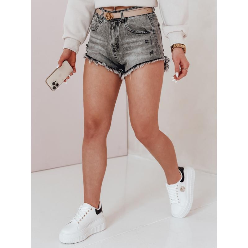 Női farmer rövidnadrág SHORT LIFE szürke