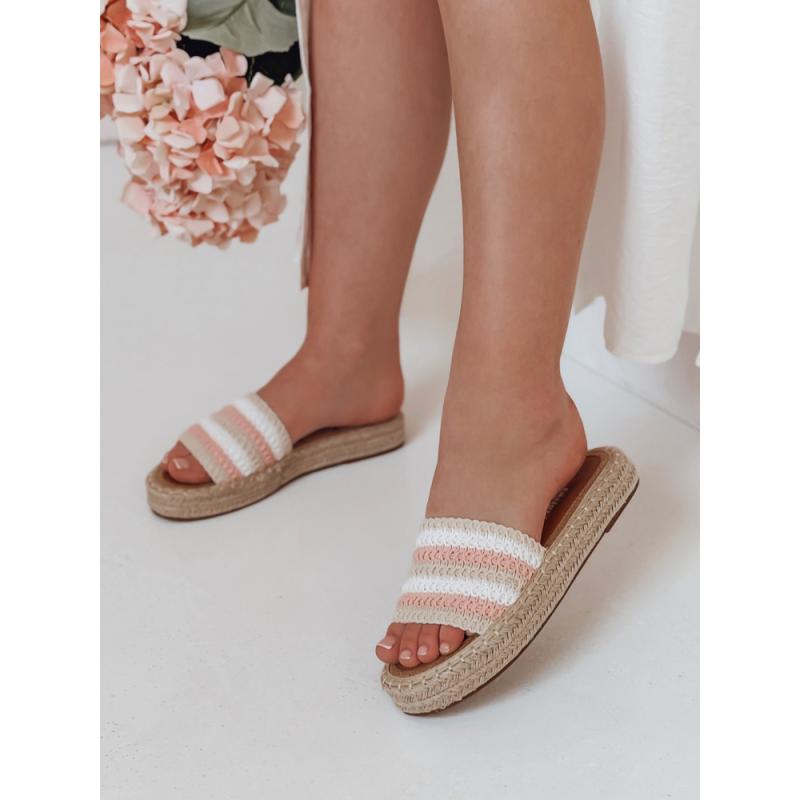 Női papucsok PLAZENTA, rózsaszín színben