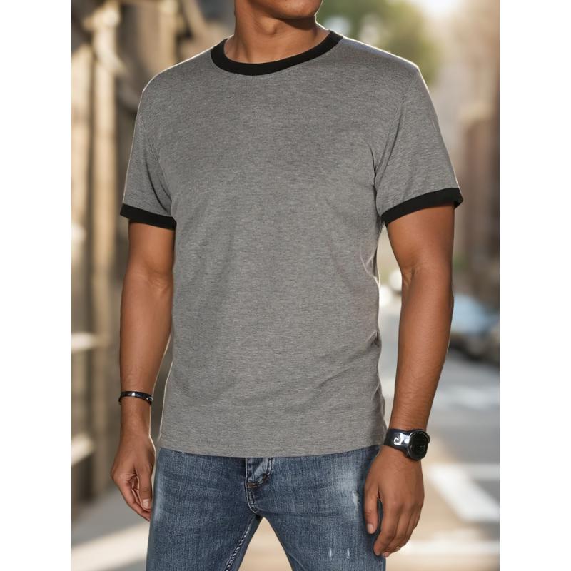 Pánské tričko basic šedé