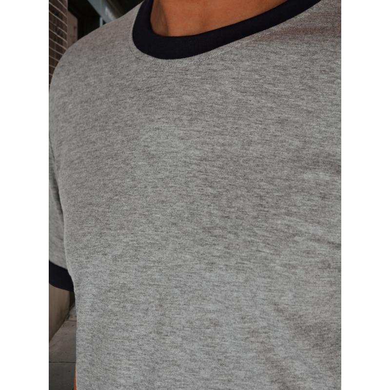 Pánské tričko basic šedé