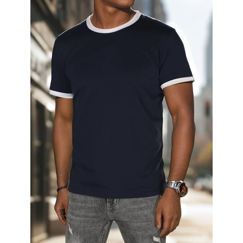 Pánské tričko basic navy blue