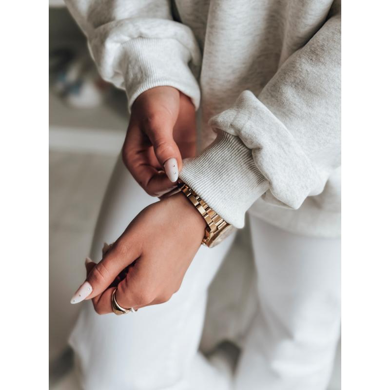 Dámská oversize mikina s jezevčíky JAMNIKOVE šedá