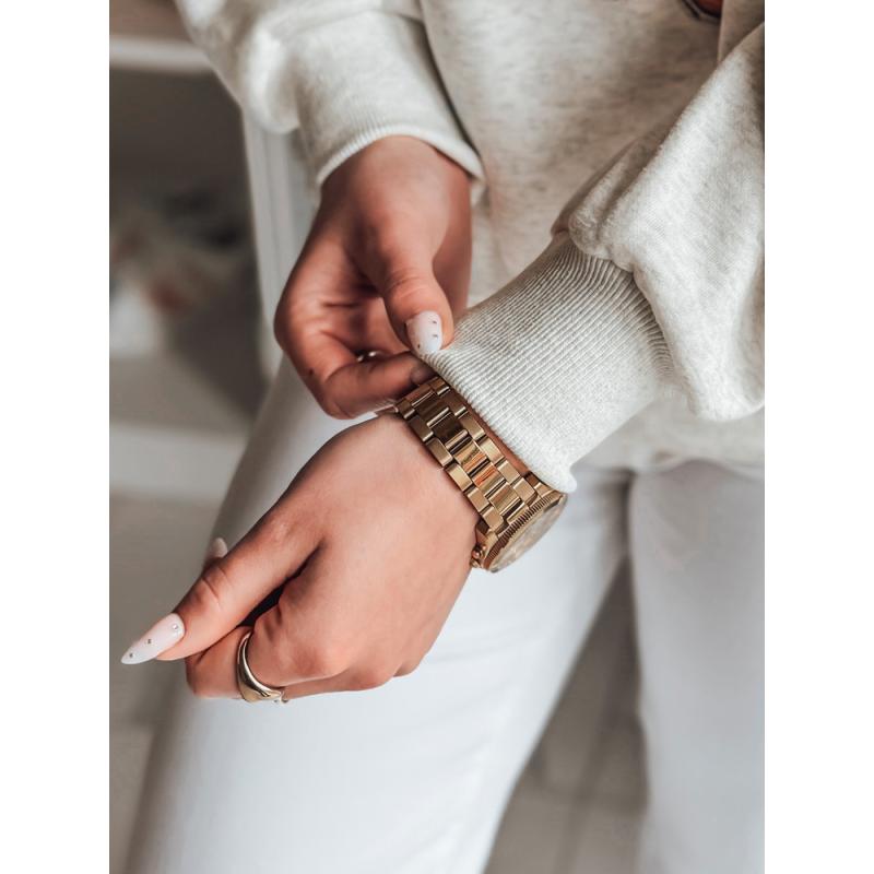 Női oversize pulóver nyomtatott mintával LALA VIBE szürke