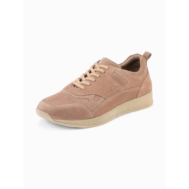 Könnyű férfi szarvasbőr cipő – bézs V3 OM-FOSL-0205