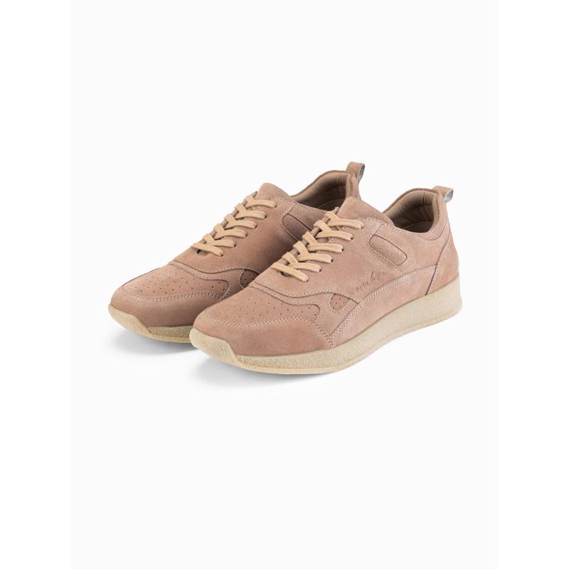 Könnyű férfi szarvasbőr cipő – bézs V3 OM-FOSL-0205