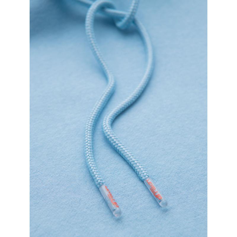 Unisexová mikina s kapucí a kapsami – modrá V8 OU-SNBC-0105