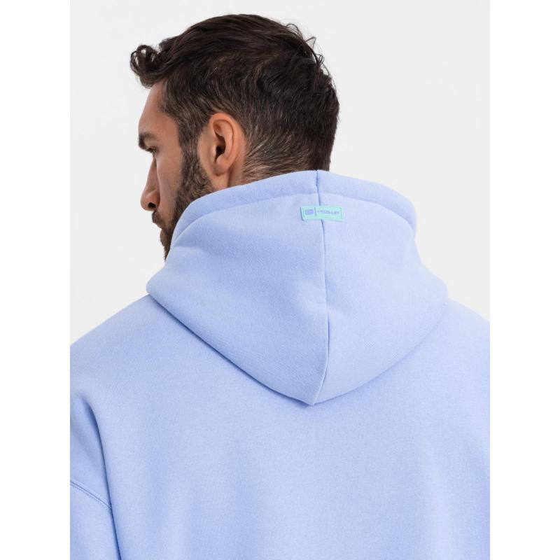 Unisex mikina s kapucňou a vreckami - levanduľová V9 OU-SNBC-0105