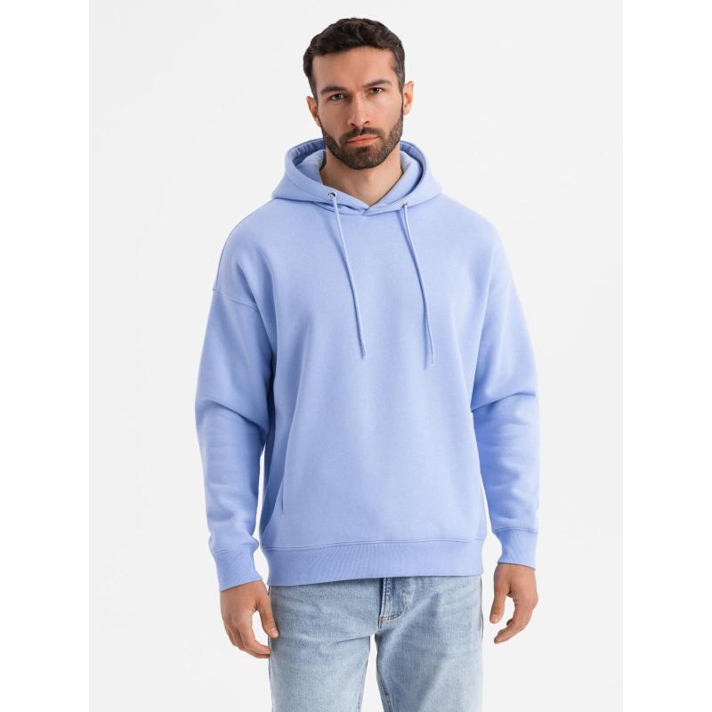 Unisex mikina s kapucňou a vreckami - levanduľová V9 OU-SNBC-0105
