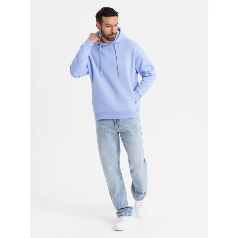 Unisex mikina s kapucňou a vreckami - levanduľová V9 OU-SNBC-0105