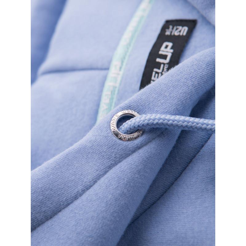 Unisex mikina s kapucňou a vreckami - levanduľová V9 OU-SNBC-0105