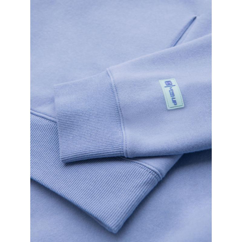 Unisex mikina s kapucňou a vreckami - levanduľová V9 OU-SNBC-0105