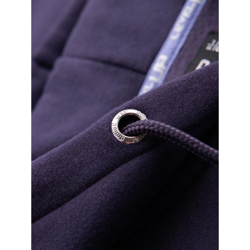 Unisex mikina s kapsami a kapucí - fialová V13 OU-SNBC-0105