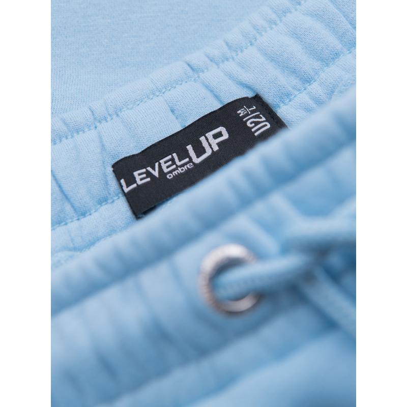 Unisex tepláky so šnúrkou v páse - modrá V8 OU-SRBC-0101