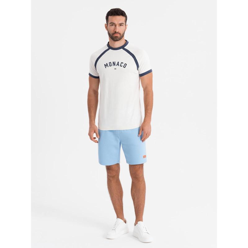 Unisex tepláky so šnúrkou v páse - modrá V8 OU-SRBC-0101