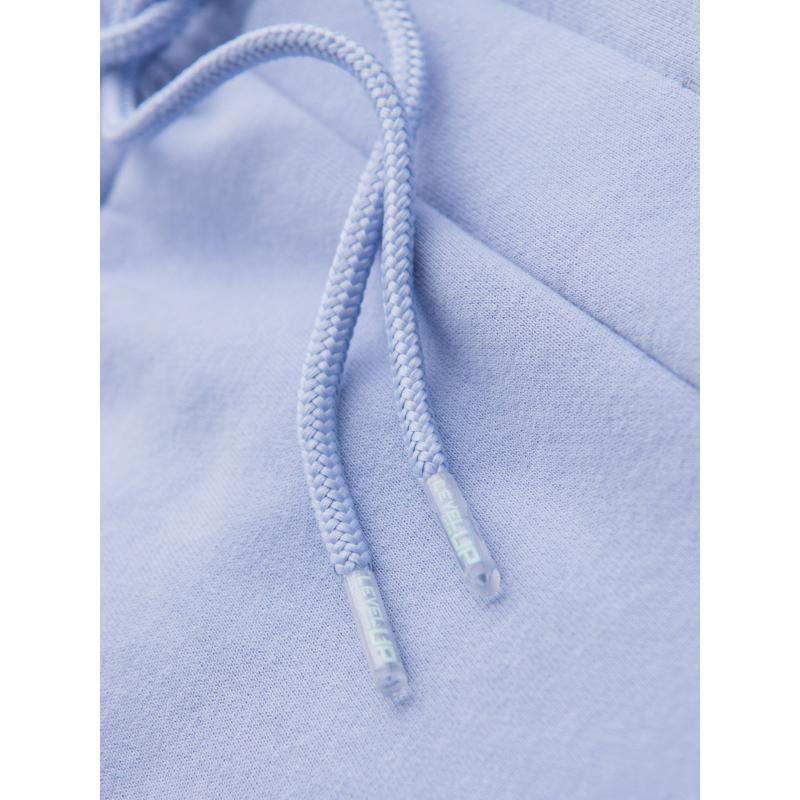 Unisex teplákové šortky so šnúrkou v páse - levanduľová V9 OU-SRBC-0101