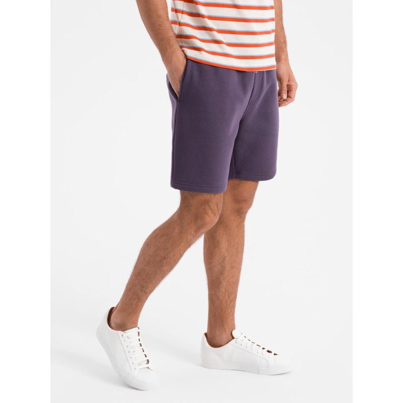 Unisexové kraťasy se stahovací šňůrkou v pase – fialové V13 OU-SRBC-0101