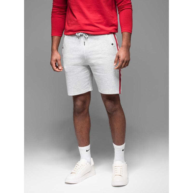 Unisex rövid nadrág húzózsinórral a derékrészen - barna V16 OU-SRBC-0101