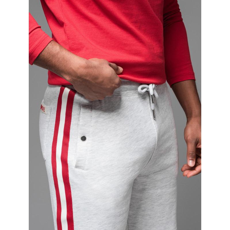 Unisex rövid nadrág húzózsinórral a derékrészen - barna V16 OU-SRBC-0101