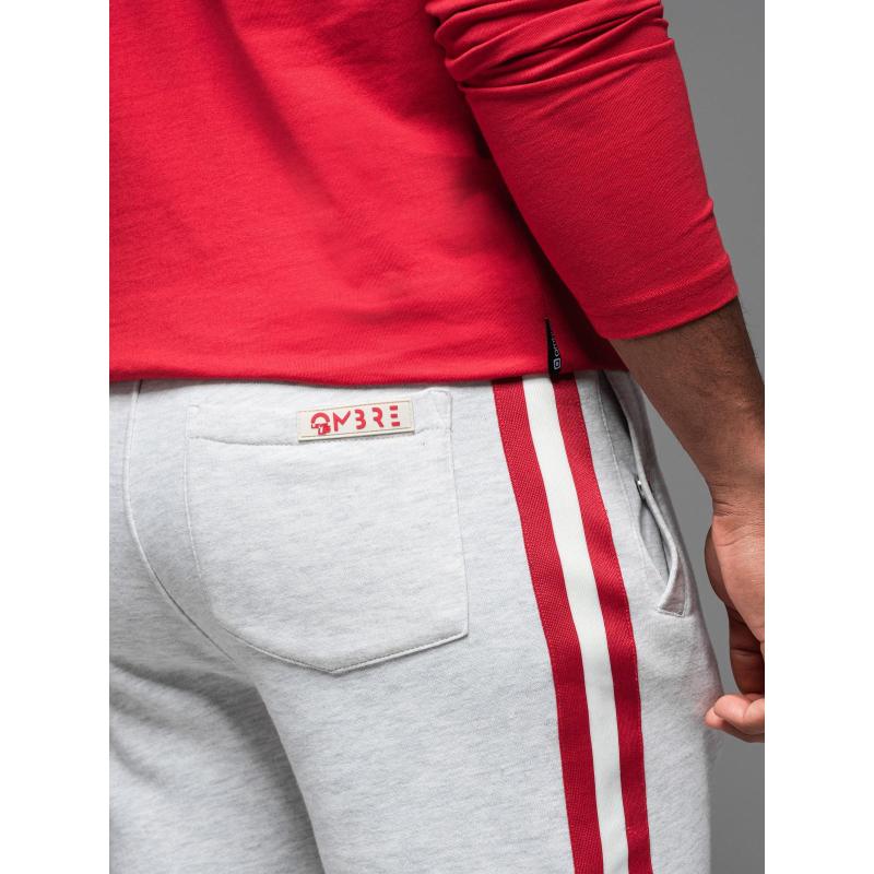 Unisex rövid nadrág húzózsinórral a derékrészen - barna V16 OU-SRBC-0101