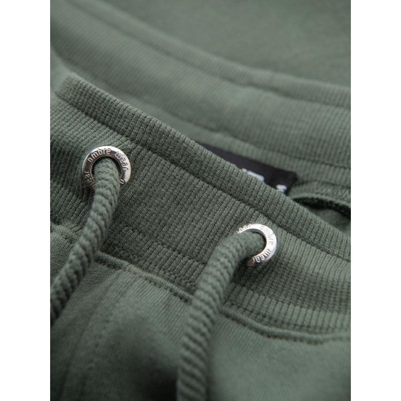 Unisex rövidnadrág húzózsinórral a derékrésznél - barna V16 OU-SRBC-0101