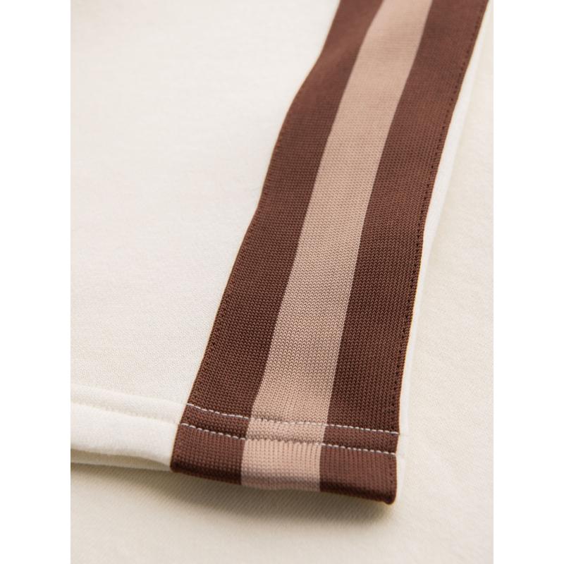 Unisex rövidnadrág húzózsinórral a derékrésznél - barna V16 OU-SRBC-0101