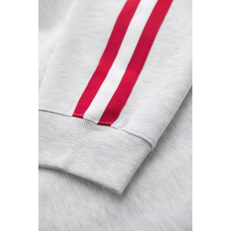 Férfi strukturált kötött melegítőnadrág - grafit V5 OM-PASK-0211