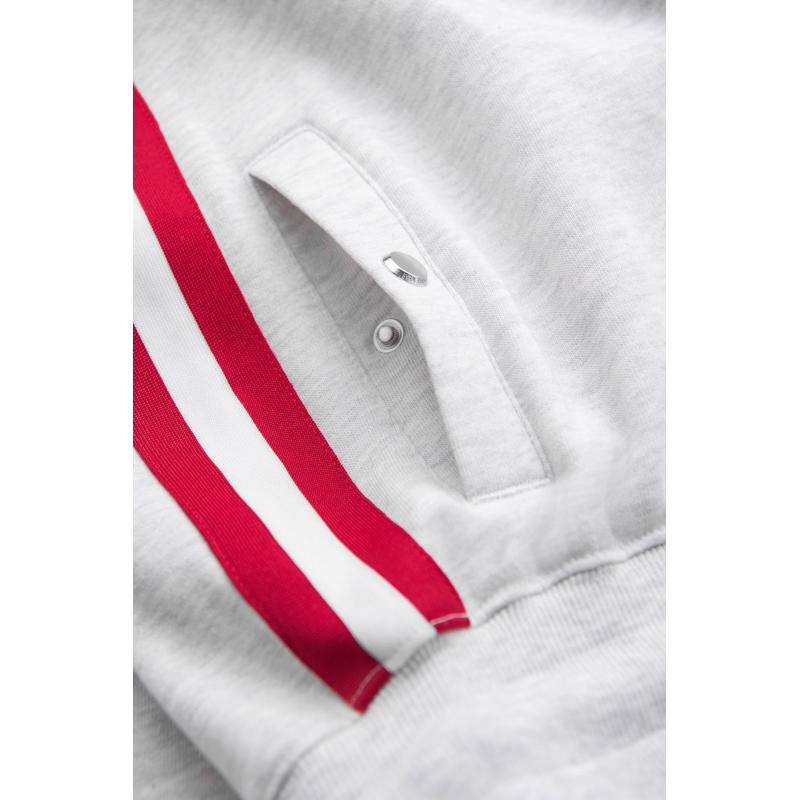 Férfi strukturált kötött melegítőnadrág - grafit V5 OM-PASK-0211