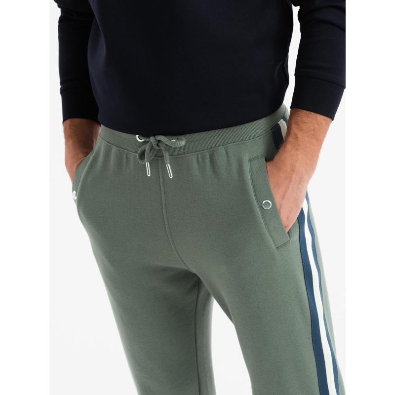 Pánske štruktúrované úpletové tepláky - grafitové V5 OM-PASK-0211