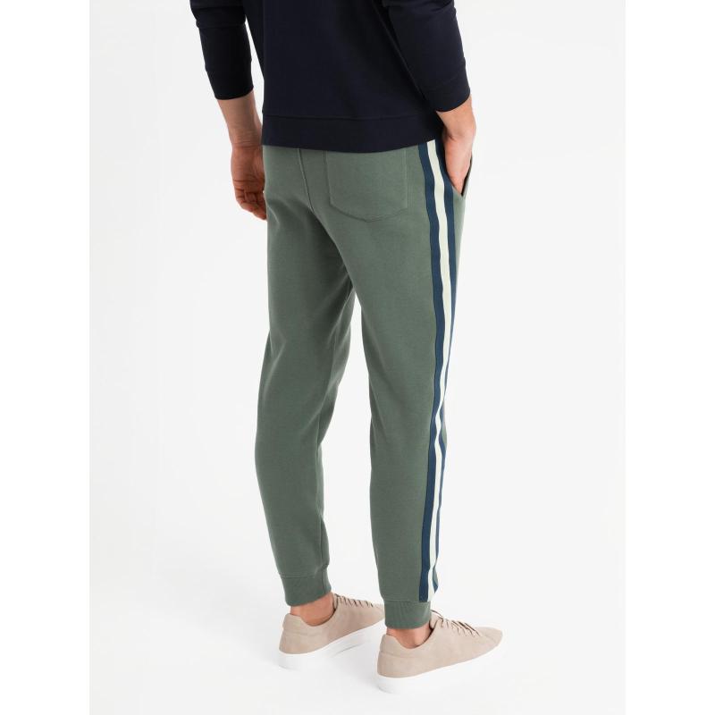 Pánske štruktúrované úpletové tepláky - grafitové V5 OM-PASK-0211