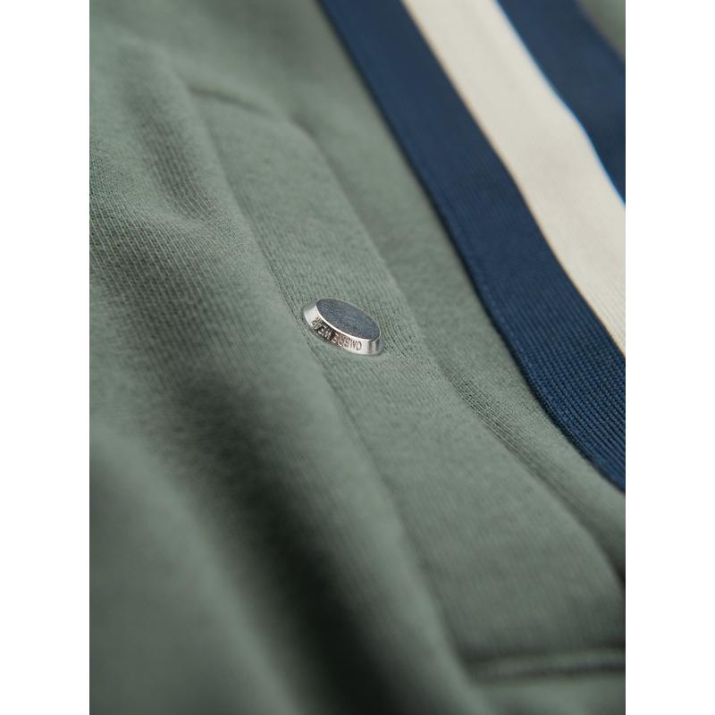 Pánske štruktúrované úpletové tepláky - grafitové V5 OM-PASK-0211