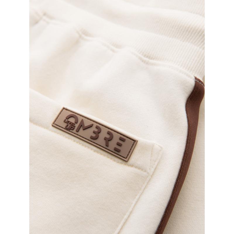 Pánske štruktúrované úpletové tepláky - grafitové V5 OM-PASK-0211