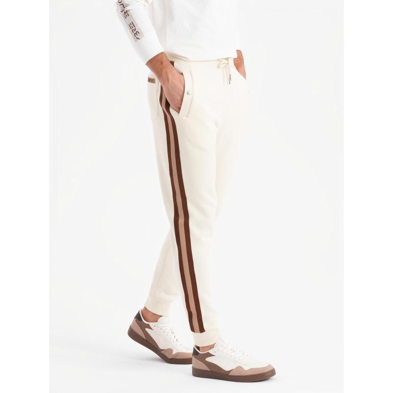 Pánske štruktúrované úpletové tepláky - grafitové V5 OM-PASK-0211