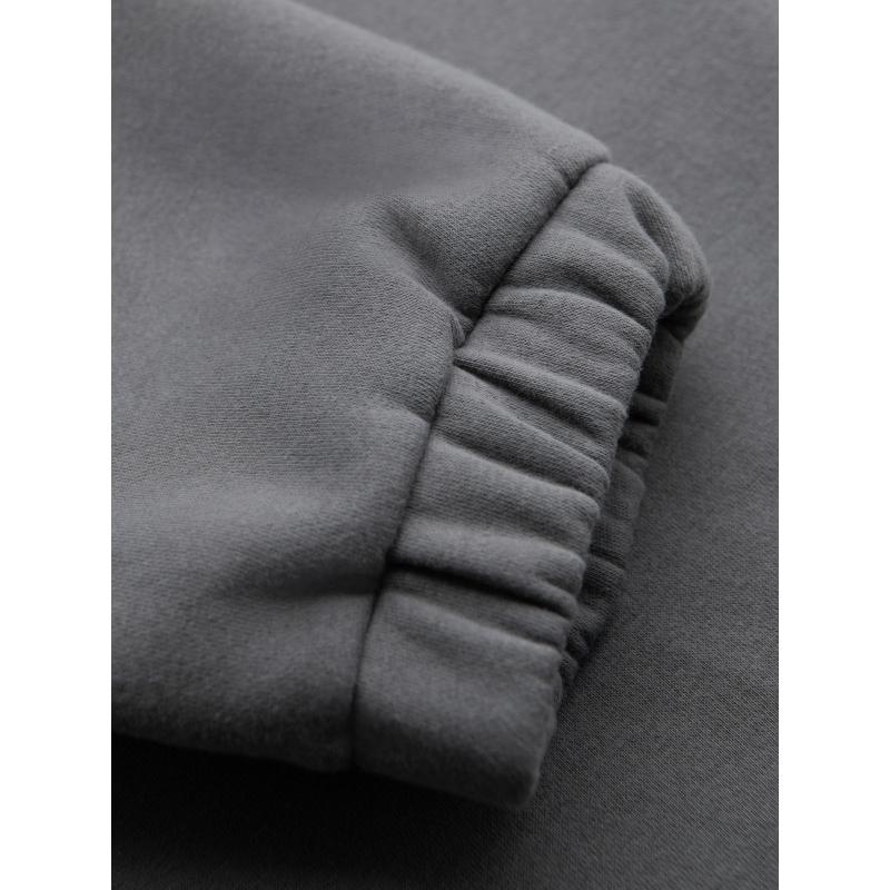 Pánské strukturované úpletové tepláky – grafitové V5 OM-PASK-0211