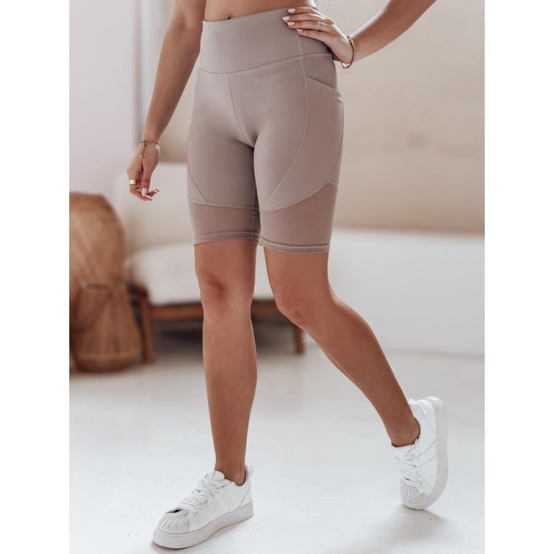 Dámské cyklistické šortky BIKELINE cappuccino