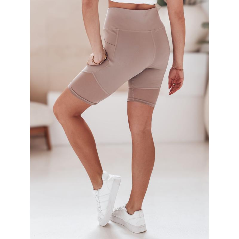 Dámské cyklistické šortky BIKELINE cappuccino