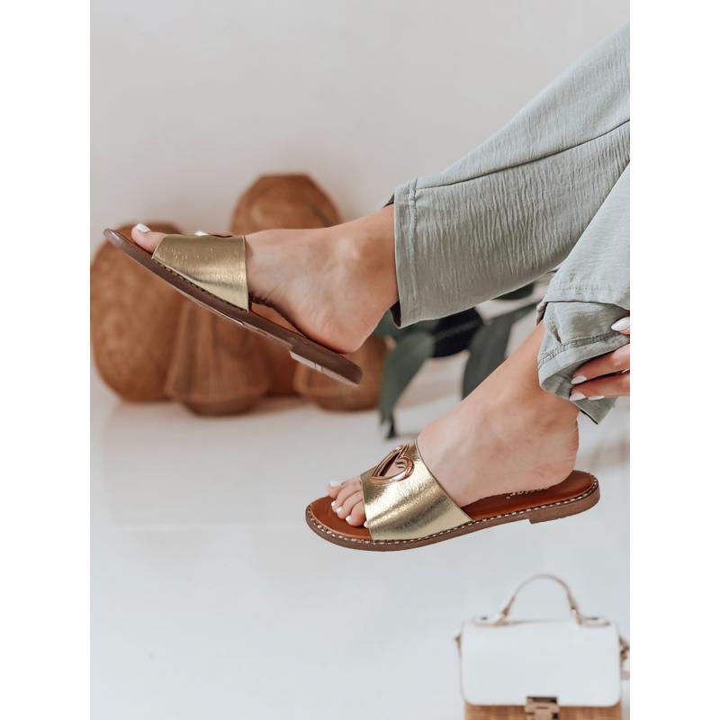 Női papucsok szívvel LOVEMISS arany