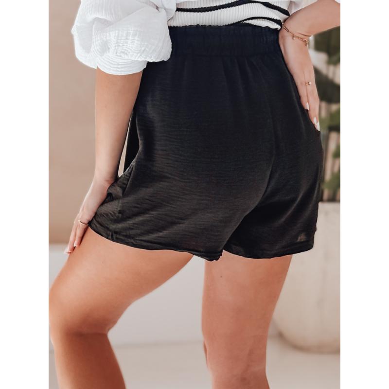 Dámské látkové šortky SUMMER TRIP černé
