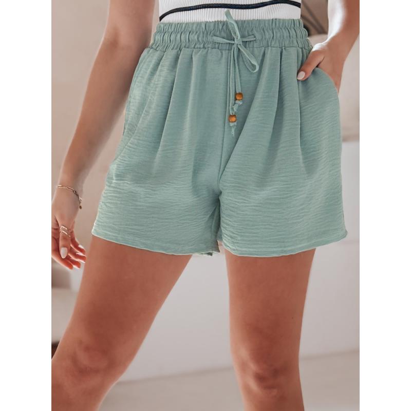 Női szövet rövidnadrág SUMMER TRIP zöld