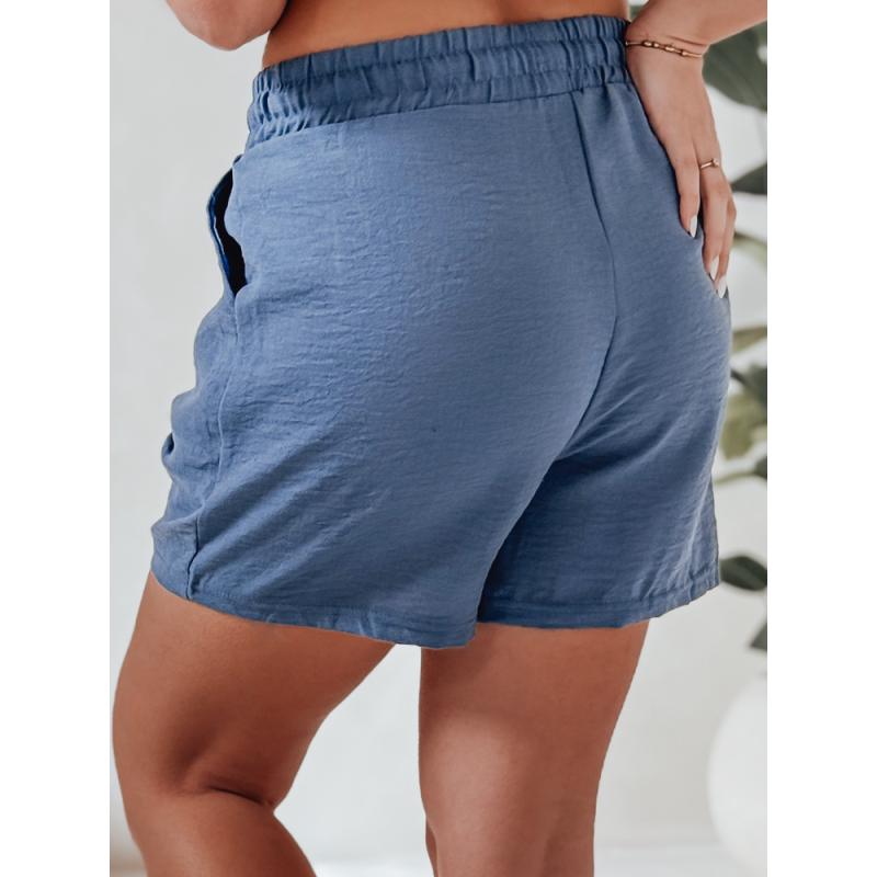 Dámské lněné šortky RELAX TIME modré
