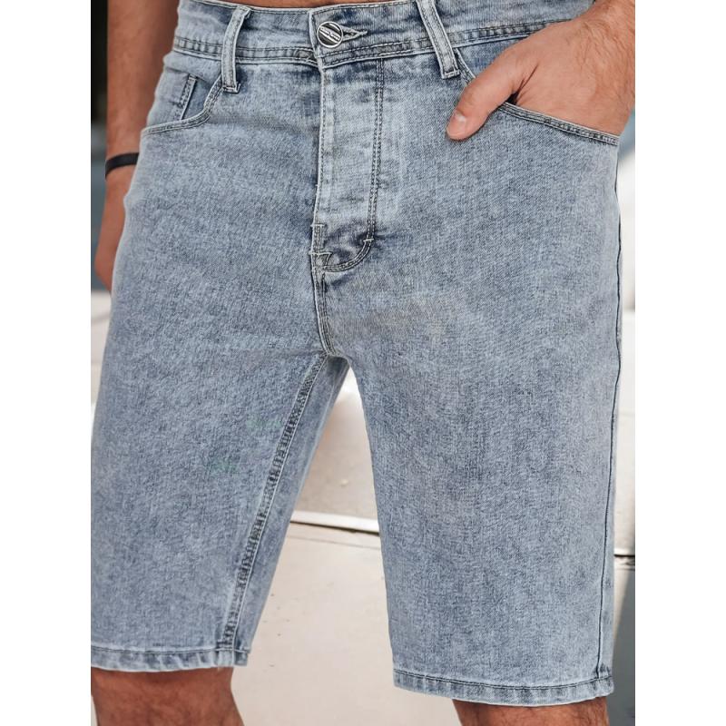 Pánské džínové kraťasy, světle modré