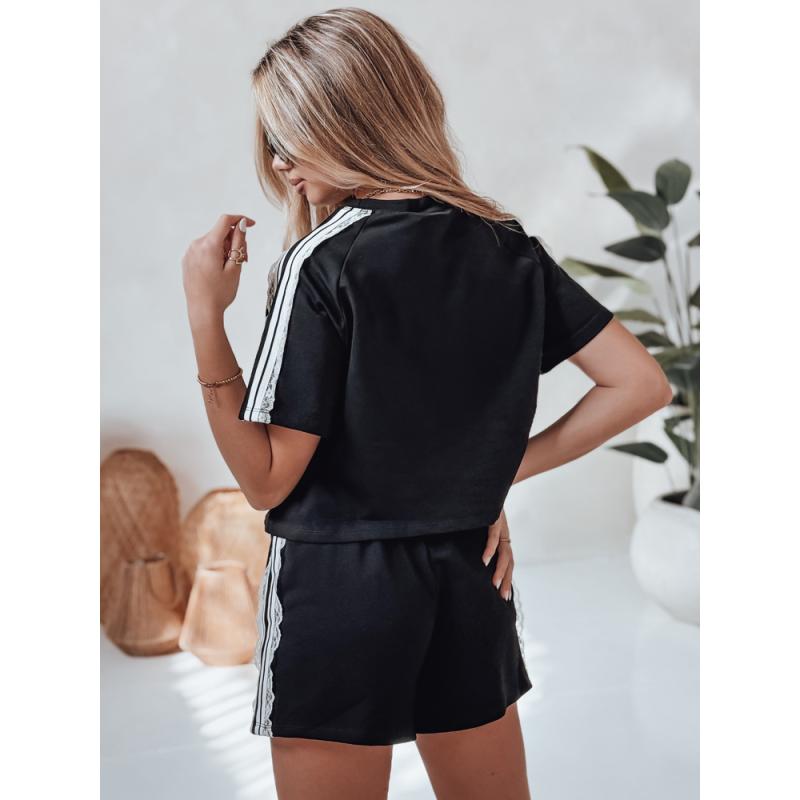 Dámska tepláková súprava LOVE SPORT čierna