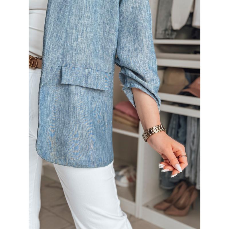 Dámské oversize sako SOFT LOVE tmavě modrá