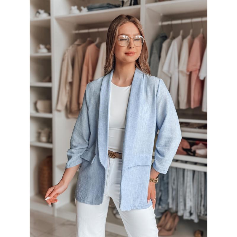 Dámské oversize sako SOFT LOVE světle hnědá