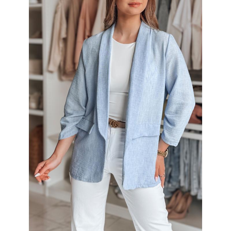 Dámské oversize sako SOFT LOVE světle hnědá