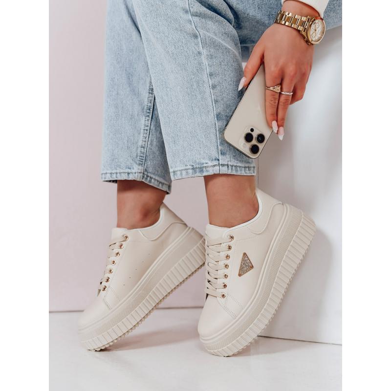 Női platform cipő SNIKPIK bézs